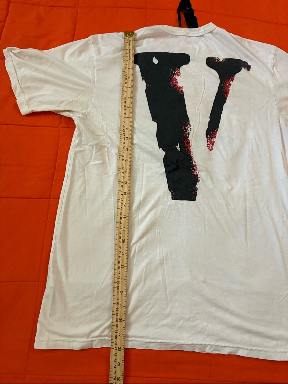 VLONE Shirt Mens Medium White Graphic Logo Crew Neck Short Sleeve - Picture 4 of 8